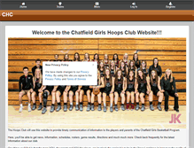 Tablet Screenshot of chatfieldhoopsclub.com